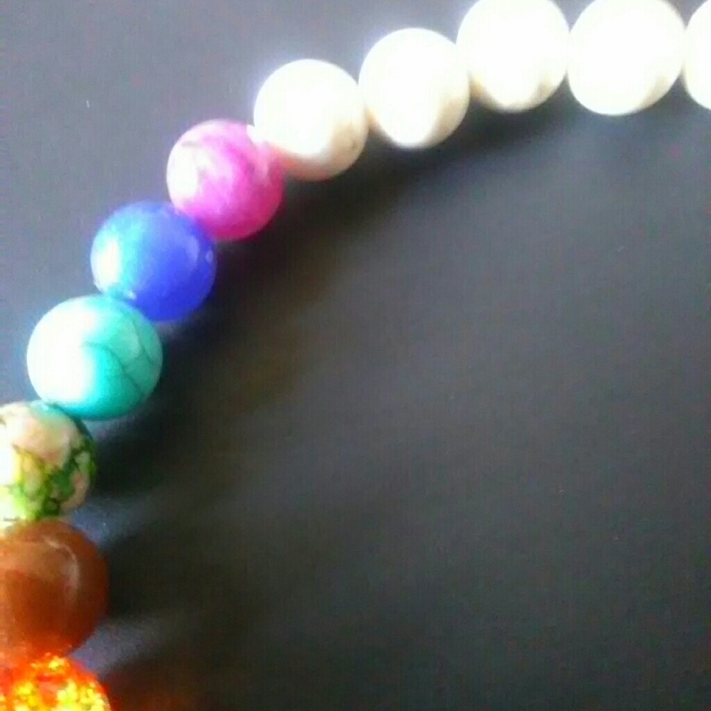 New Elephant Yoga Natural Stone Bead Heal Bracelet - Picture 5 of 5